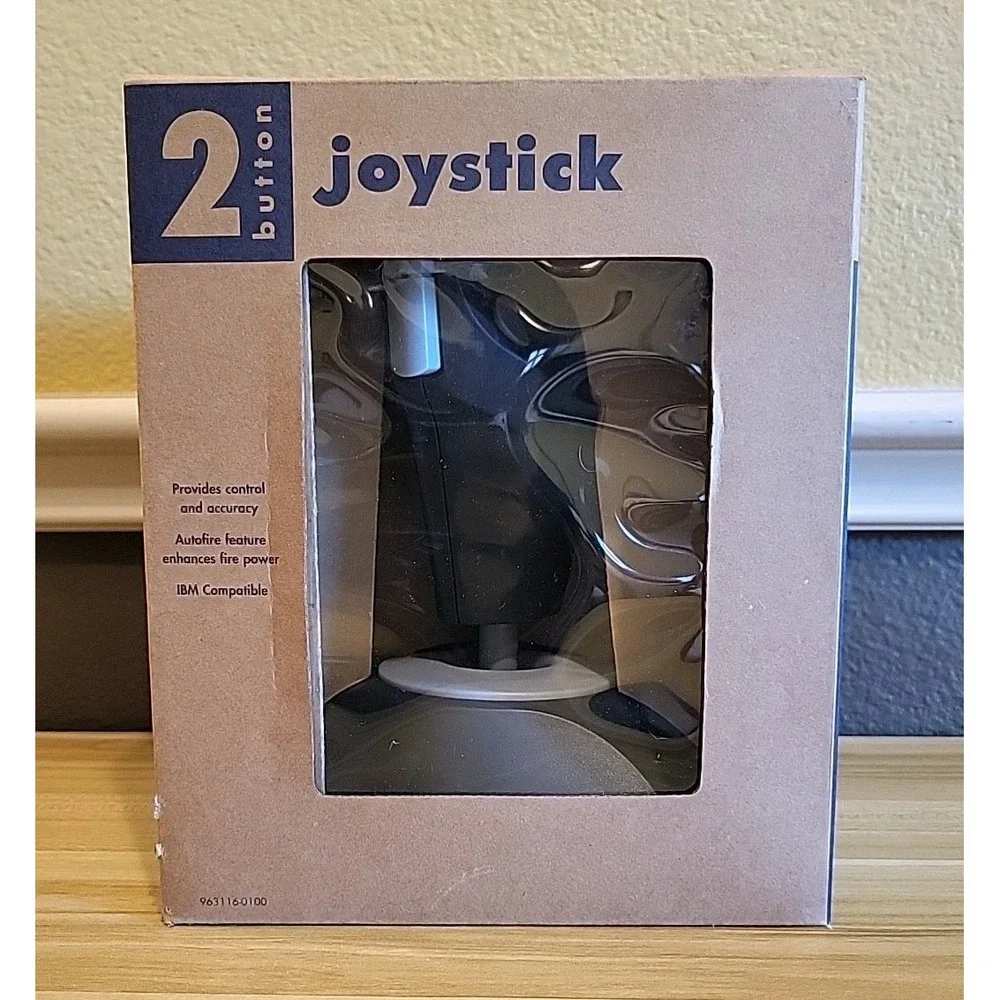 Vintage 2 Button Joystick For Windows 3.x Or 95 IBM Compatible New